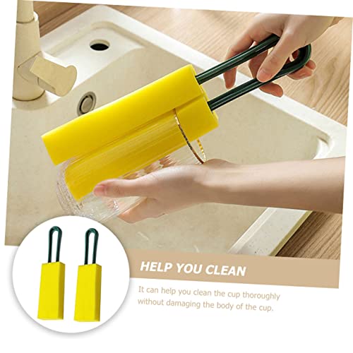 UPKOCH 8 Pçs Copo Garrafas Água Limpador Doméstico Pote Esfoliante Copos Lavadora Portátil Copo De M