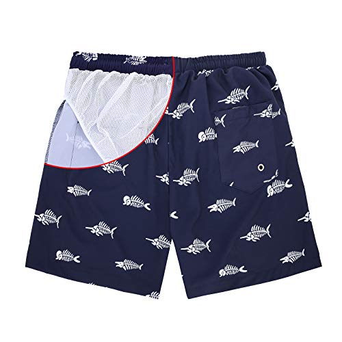 Image of American Trends Men's Swim Trunks Beach Shorts Athletic Swimwear Bathing Suits Swimming Trunks Quick-Dry Swimming Suit