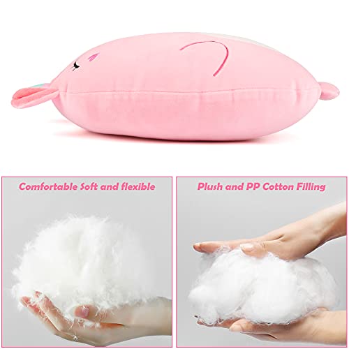 16’’ Unicorn Plush Pillow, Unicorn Pillows For Girls, Cute Unicorn Plush Stuffed Animal Pillow, Soft Plush Toy, Cartoon Hugging Pillow,Sleeping Pillow,Plush Gifts For Girls #TOP2