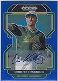 Baseball Trading Card 2022 Panini Prizm Draft Picks Prizms Autographs Blue #152 Orion Kerkering EX/NM Auto 24/99