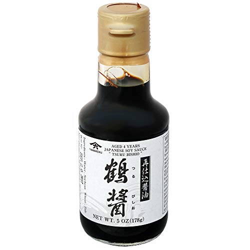 Yamaroku 4 Years Aged Soy Sauce, Tsuru Bisiho, 5 Ounce - SET OF 4