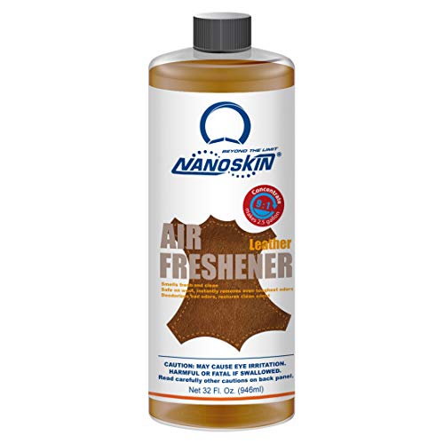 Image of Nanoskin Concentrated Air Freshener - LEATHER - Emits Fragrant Scent with Odor Eliminator into The Air to Freshen Interior | Adjustable Dilution up to 9:1 | For Automotive, Home, Office & More