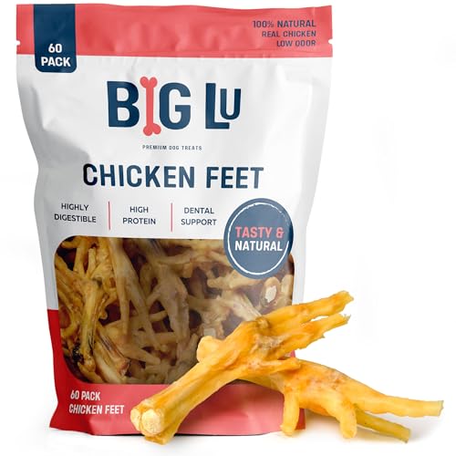 Big Lu Nail-Free Chicken Feet 60 Count
