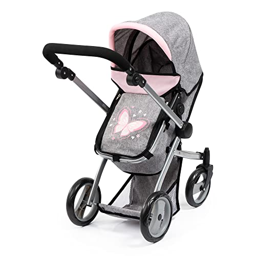 Cochecito para muñecas completo con cama y saco de dormir 3