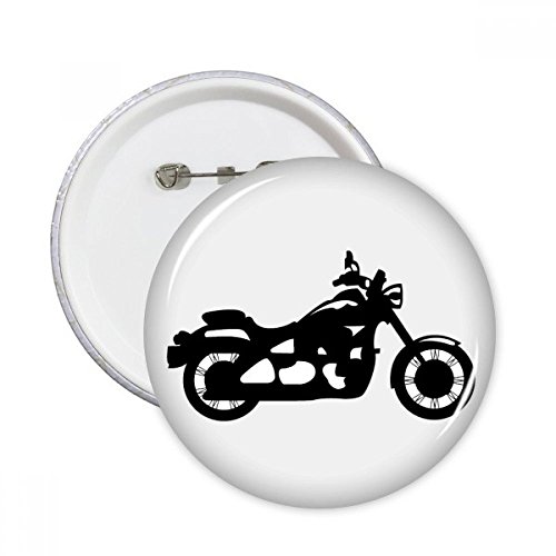 Badge bouton moto mécanique DIYthinker rond multicolore XXL décoration vêtement