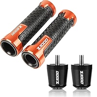 RESKIO Motorcycle Handlebar Grips For Kawasaki Z250 Z400 Z650 Z750 Z800