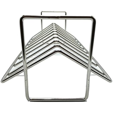 Aura outdoor products Stainless Steel Rib and Roasting Rack for Big Green Egg, Kamado Joe, Vision, Grill Dome, Primo, and All Indoor ovens Cover
