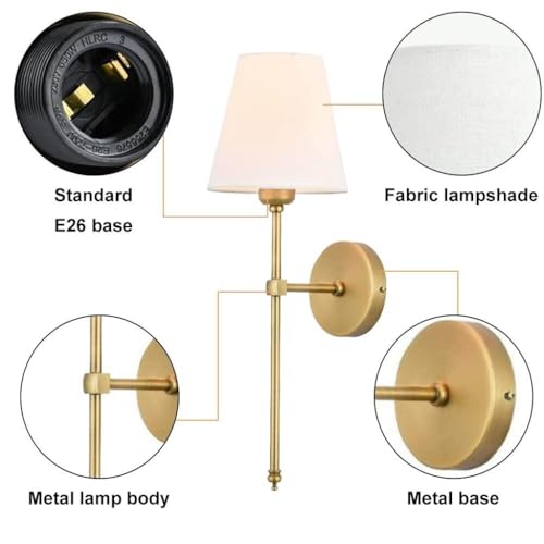 Lámpara de pared sin taladro regulable con mando para iluminar tu dormitorio 5