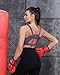 RUNNING GIRL High Impact Sports Bras for Women,Racerback Bra Workout Crop Tops for Women(WX2667 Purple,3XL)