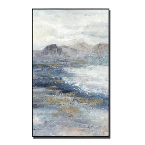 Peinture à l'huile paysage pour habiller un grand mur vide avec élégance et simplicité