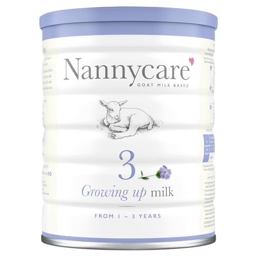 Nannycare Stage 3 Goat Milk Growing up Formula for 1-3 years - Natural Nutrition for Toddlers, Gentle Goat Milk Baby Formula Powder - 900g (Pack of 1)
