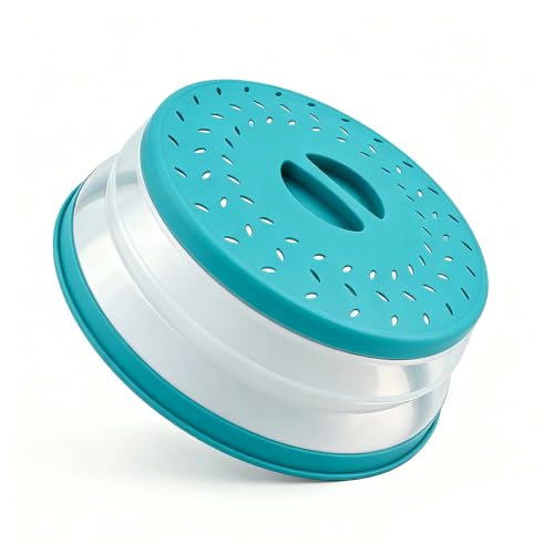 Image of Collapsible Microwave Splatter Cover(Dark blue, 10.5IN)