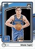 NIKOLA TOPIC RC 2024-25 Donruss Optic Collection Base Rated Rookies #278 Thunder NM-MT Basketball