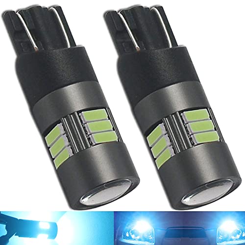 Bombillas T10 LED extremadamente brillantes W5W azul hielo con proyector