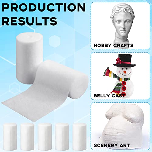 24 Rolls Cast Padding Individual Pack Undercast Padding Roll Wrap Bandage With Plaster Soft Cloth For Halloween Wrap Bandage Art Projects Body Casts Mask Making Supplies (3 Inch X 8.9 Ft) #TOP2