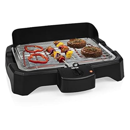 Tristar BQ-2824 Elektrischer Tischgrill, regulierbares Thermostat, 2000 W, rauchfreies Grillen, Schwarz – Bild 3