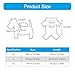 ZHORCIN Cats Recovery Suit for Spay Abdominal Wounds, Kitten Onesie Bodysuit for Cats After Surgeries, Cats Surgeries Recovery Suit Female Cone-of-Shame Alternative for Cats Anti Licking