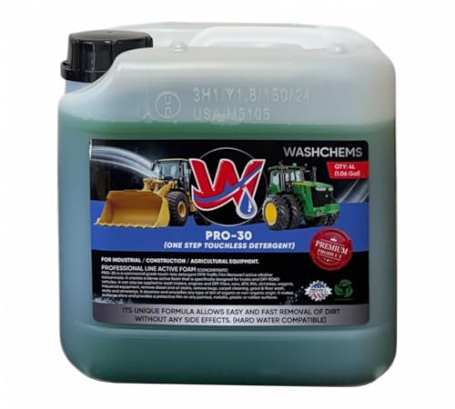 Wash Chems Pro 30 Touchless Industrial Construction Equipment One Step Detergent Soap Concentrate No...