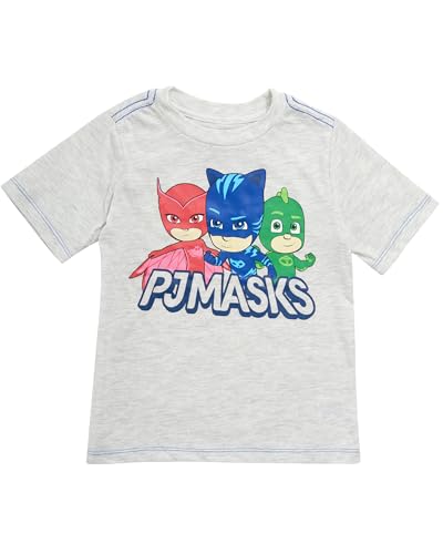 PJ Masks Baby-Boys T-Shirts 3 Pack - Featuring Catboy, Gekko, and Owlette3