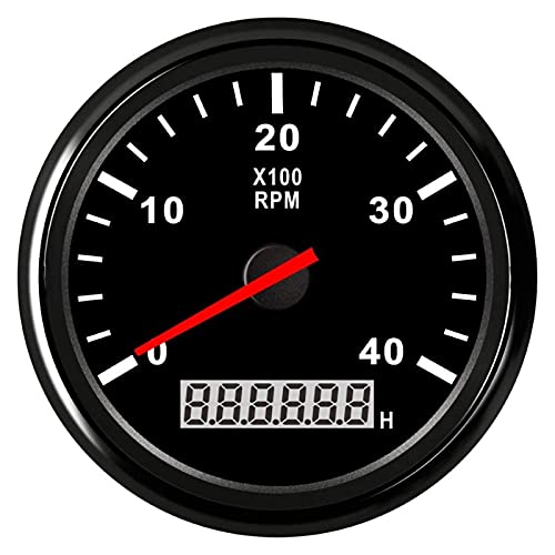 Tacómetro 0-4000 RPM XMING indicador náutico para travesías seguras en alta mar