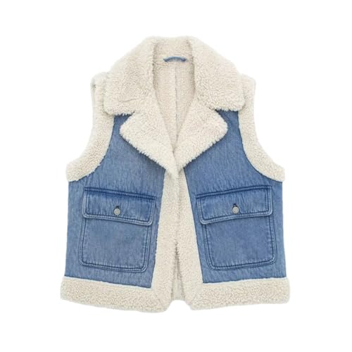 Chaleco vaquero para abrigarse del frío sin perder estilo en invierno