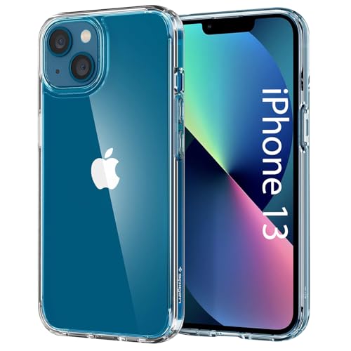 Image of KACA Clear Back Cover Case for Apple iPhone 13 |Case for iPhone 13|Shockproof Bumper TPU Protective Design|Apple iPhoone 13 Back Cover- Transparent