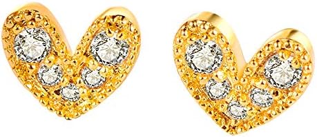 925 Sterling Silver Stud Earrings, 17 Fashion Styles Hypoallergenic Earrings for Women