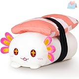 CozyWorld 20‘’ Axolotl Plush Stuffed Animals Jumbo Plushie Original Giant Squishy Pillow Cute Kawaii Soft Sushi Axolotl Home Sofa Decoration for Kids Girls Boys