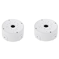 Vista 9 de Soporte de montaje con bracket para caja de conexiones universal de cámara de seguridad tipo bala, bracket de montaje de caja de conexiones