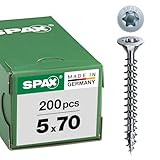 Spax 0/1049/001/5,0/70/ /01 - Tornillo para yeso (acero, 5 millimetros, 5x70mm)