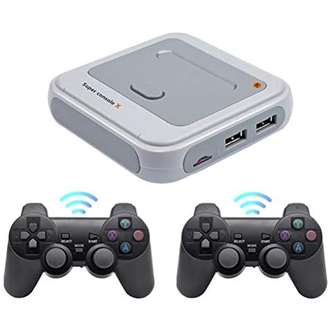 Dapuly Mini TV Video Game Player, WiFi HDMI Output Retro Console X 50 + Emulators 30000/40000/50000 + Games Built-in 2.4G Classic Game Console for PS1/N64/DC Cover