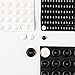 Mix of Sticky Bump Dots for Visually impaired, Silicone (250)