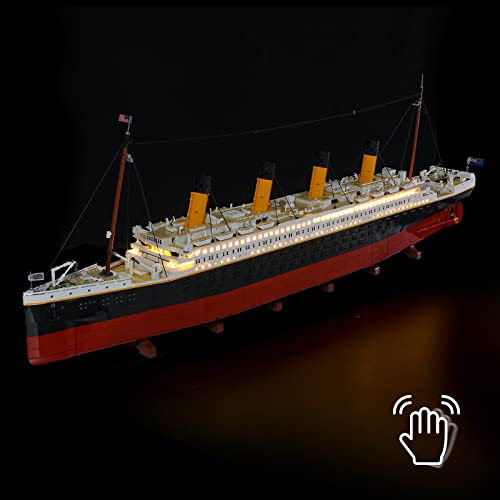 GEAMENT Kit de Luces LED Compatible con Lego Titanic - Conjunto de luz por Creator 10294 (Juego Modelo no Incluido)