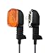 SPNUVR 2Pcs Rear Motorcycle turn signals Winker Indicators light for Yamaha BWS 50 100 125 ZUMA/50F/50 FX ZUMA 125 (Amber)