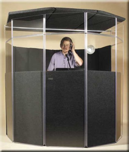 ISOPAC-E Large Vocal Isolation Booth with Lid