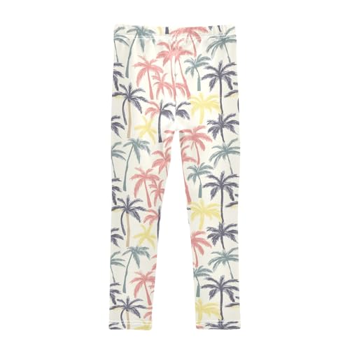 senya Girls Printed Leggings Yoga Pants White Background for Kids in 4t to 10 Years, 4T2