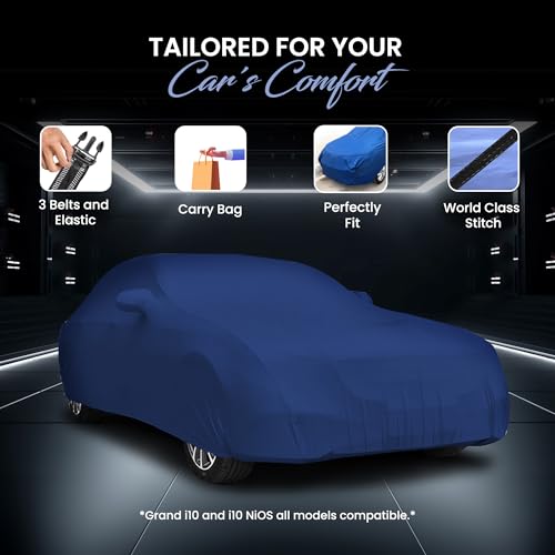 Image of Autofy TUFF Car Cover for Hyundai Grand i10 & Grand i10 NiOS [Year 2019 Onwards] - Dust & UV Proof Waterproof Car Cover