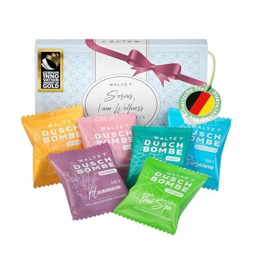Gutscheinkarten (10 Stück) - Geschenkgutscheine für Physiotherapie, Yoga, Wellness - DIN lang Faltkarte verschließbar, blanko Vordruck zum Eintragen der Werte 2 WALTZ 7 Original Shower Steamer, 6 Stück mit 6 Düften, Qualität aus Europa, Ätherische Öle Duschtabs, Gute Besserung Geschenk für Männer, Badebomben, Badekugeln Alternative, Home Wellness Kosmetik