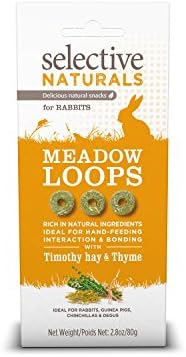 Selective Naturals Meadow Loops Rabbit Food with Timothy Hay and Thyme
