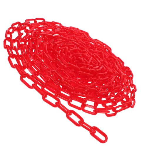 JECOMPRIS 10m Chaîne De Sécurité Pour Délimitation De Zones Chaîne Avertissante Pour Contrôle De Et De Stationnement