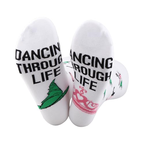 Regalo de teatro musical original con diseño de bruja bailando a través de la vida para Navidad