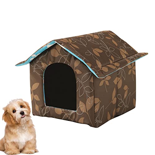 Cuccia Gatto Esterno Sollevata, Rifugio Per Gatti Esterno, Impermeabile Resistente Alla Pioggia E Al Freddo Casetta Per Felini Letto Caldo Per Gatti In Inverno, Casetta Per Gatto Per Giardino Patio