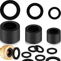 Xuniea 24 Stück Gummidichtungen für Duschschlauch und Wasserhahn – Dichtungsringe Set Durchmesser 19 mm, 24 mm und 30 mm, NBR Schlauchdichtung für Armaturen, Gartenanschlüsse und Schlauchverbinder