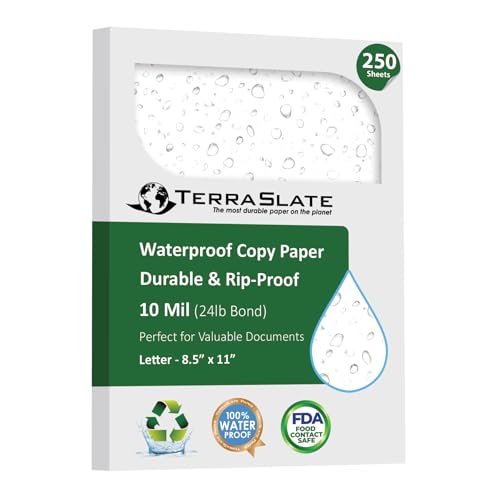 TerraSlate Premium Rain/Weather/Waterproof Paper,...