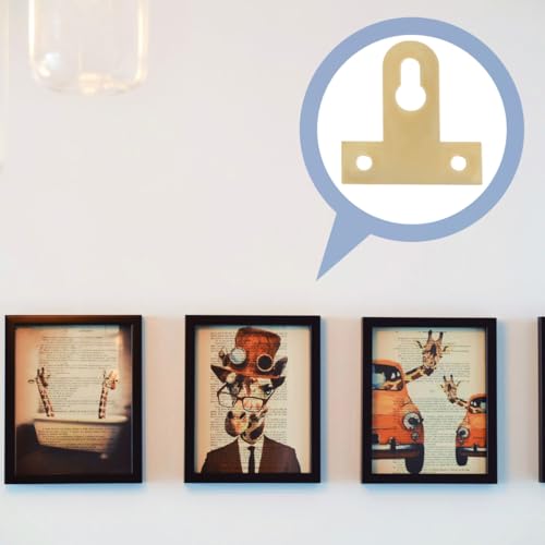 Image of 100pcs Picture Frame Hanging Hooks Hardware for Easy Installation of Oil Paintings and Wall Art Durable and Practical Design for Home and Office Use
