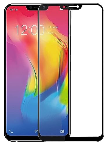 Image of HD Tempered Glass Screen Protector Compatible For Vivo V9, V9 Pro With Edge To Edge Coverage And Easy Installation Kit