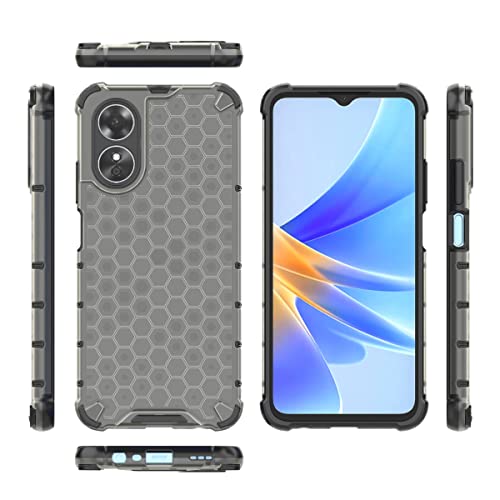 Image of Glasgow Back Case Cover Designed for [ Oppo A17 ] - Black