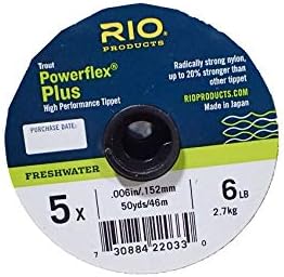 Rio Fly Fishing Tippet Power Flex-Plus 2X-Tippet 50yd Fishing Tackle, Clear
