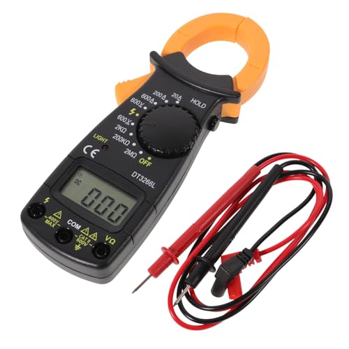 LIFKOME Multímetro De Pinza Digital De Alta Precisión, Amperímetro Inteligente Medición De Corriente y Voltaje, Diseño Para Uso Profesional y Doméstico