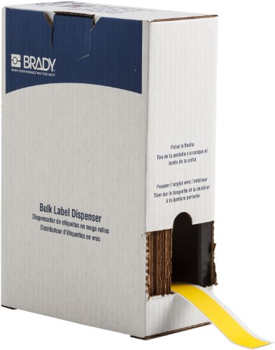 Brady BM71C-1000-854-YL ToughWash - Material de metal detectable para el BMP71